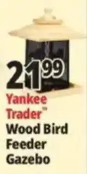 Ocean State Job Lot Yankee Trader Wood Bird Feeder Gazebo offer