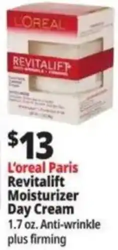 Ocean State Job Lot L'oreal Paris Revitalift Moisturizer Day Cream offer