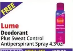 Ocean State Job Lot Lume deodorant offer