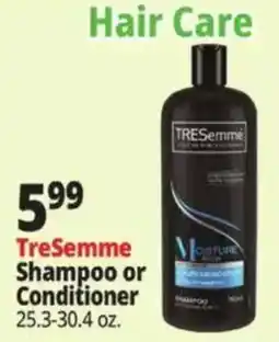 Ocean State Job Lot TreSemme Shampoo or Conditioner offer