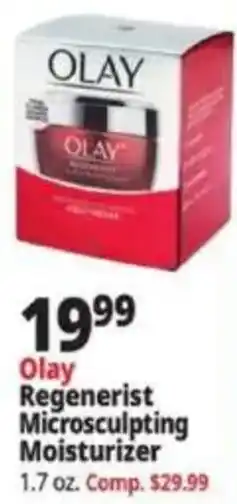 Ocean State Job Lot Olay Regenerist Microsculpting Moisturizer offer