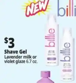 Ocean State Job Lot Billie Shave Gel offer