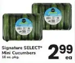 ACME Signature Select Mini Cucumbers offer
