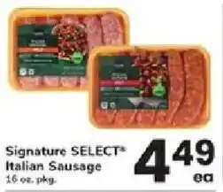 ACME Signature Select Italian Sausage offer