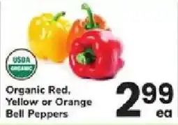 ACME Organic Red, Yellow or Orange Bell Peppers offer