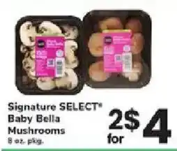 ACME Signature Select baby bella mushrooms offer