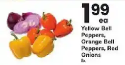 ACME Yellow Bell Peppers, Orange Bell Peppers, Red Onions offer
