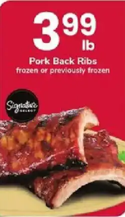ACME Signature Select Pork Back Ribs offer