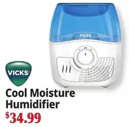 Ocean State Job Lot Vicks cool moisture humidifier offer