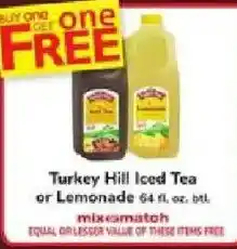 ACME Turkey Hill Iced Tea or Lemonade offer