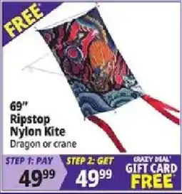 Ocean State Job Lot Ripstop Nylon Kite offer