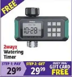 Ocean State Job Lot 2wayz watering timer offer