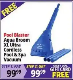 Ocean State Job Lot Pool Blaster Aqua Broom XL Ultra Cordless Pool & Spa Vacuum offer