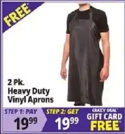 Ocean State Job Lot Heavy Duty Vinyl Aprons offer