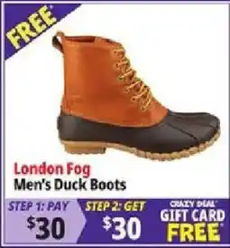 Ocean State Job Lot London Fog Men's Duck Boots offer