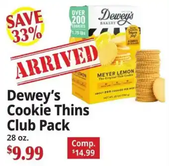 Dewey's Cookie Thins Club Pack