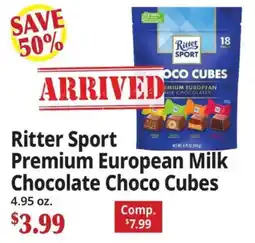 Ocean State Job Lot Ritter Sport Premium European Milk Chocolate Choco Cubes offer