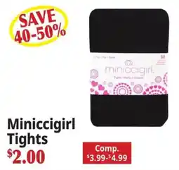 Ocean State Job Lot Minicci girl tights offer
