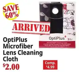 Ocean State Job Lot OptiPlus Microfiber Lens Cleaning Cloth offer