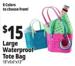 Ocean State Job Lot Large Waterproof Tote Bag offer