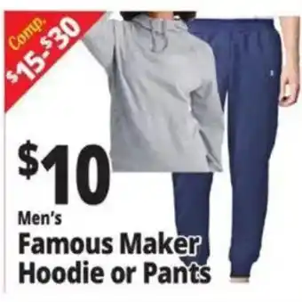 Men's Famous Maker Hoodie or Pants