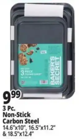 Ocean State Job Lot Baker's Secret non-stick carbon steel cookie sheet offer