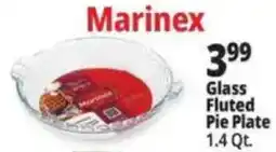 Ocean State Job Lot Marinex glass fluted pie plate offer