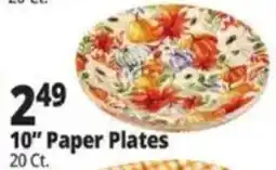 Ocean State Job Lot 10" Paper Plates offer