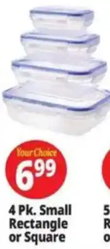 Ocean State Job Lot Your Choice 4 Pk. Small Rectangle or Square offer