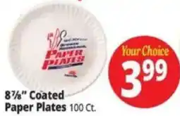 Ocean State Job Lot Paper Plates offer