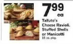 ACME Talluto's Cheese Ravioli, Stuffed Shells or Manicotti offer