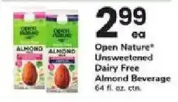ACME Open Nature Unsweetened Dairy Free Almond Beverage offer