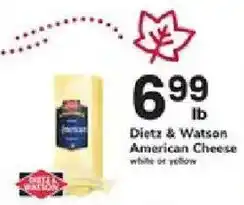 ACME Dietz & Watson American Cheese offer