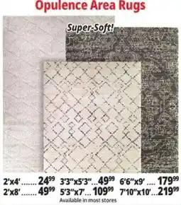 Ocean State Job Lot Opulence Area Rugs offer