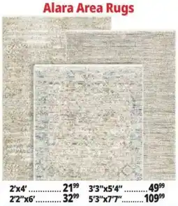 Ocean State Job Lot Alara Area Rugs offer