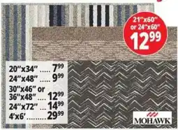Ocean State Job Lot Mohawk rug offer