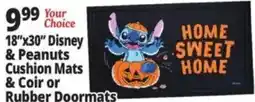 Ocean State Job Lot Disney & Peanuts Cushion Mats offer