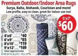 Ocean State Job Lot Premium Outdoor/Indoor Area Rugs offer