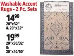 Ocean State Job Lot Patina Vie washable accent rugs offer