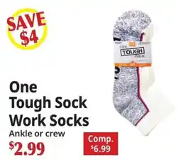 Ocean State Job Lot One Tough Sock Work Socks offer