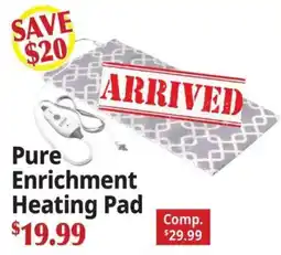 Ocean State Job Lot Pure Enrichment Heating Pad offer