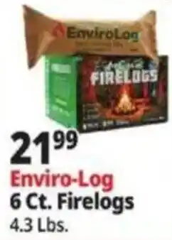 Ocean State Job Lot Enviro-Log firelogs offer