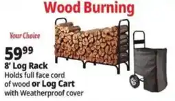 Ocean State Job Lot Your Choice 8' Log Rack or Log Cart offer