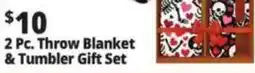 Ocean State Job Lot 2 Pc. Throw Blanket & Tumbler Gift Set offer