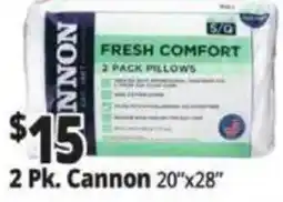 Ocean State Job Lot Cannon fresh comfort pillows offer