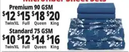 Ocean State Job Lot Micronber sheet sets offer