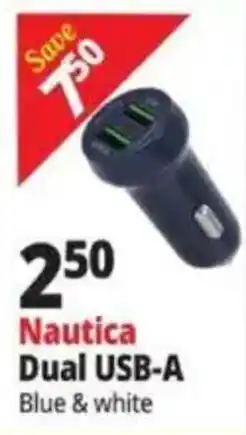 Ocean State Job Lot Nautica dual usb-a offer