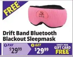 Ocean State Job Lot Drift Band Bluetooth Blackout Sleepmask offer