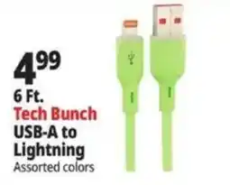 Ocean State Job Lot Tech Bunch usb-a to lightning offer