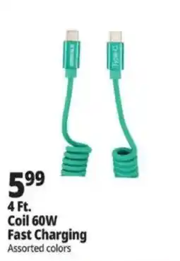 Ocean State Job Lot Coil 60W Fast Charging offer